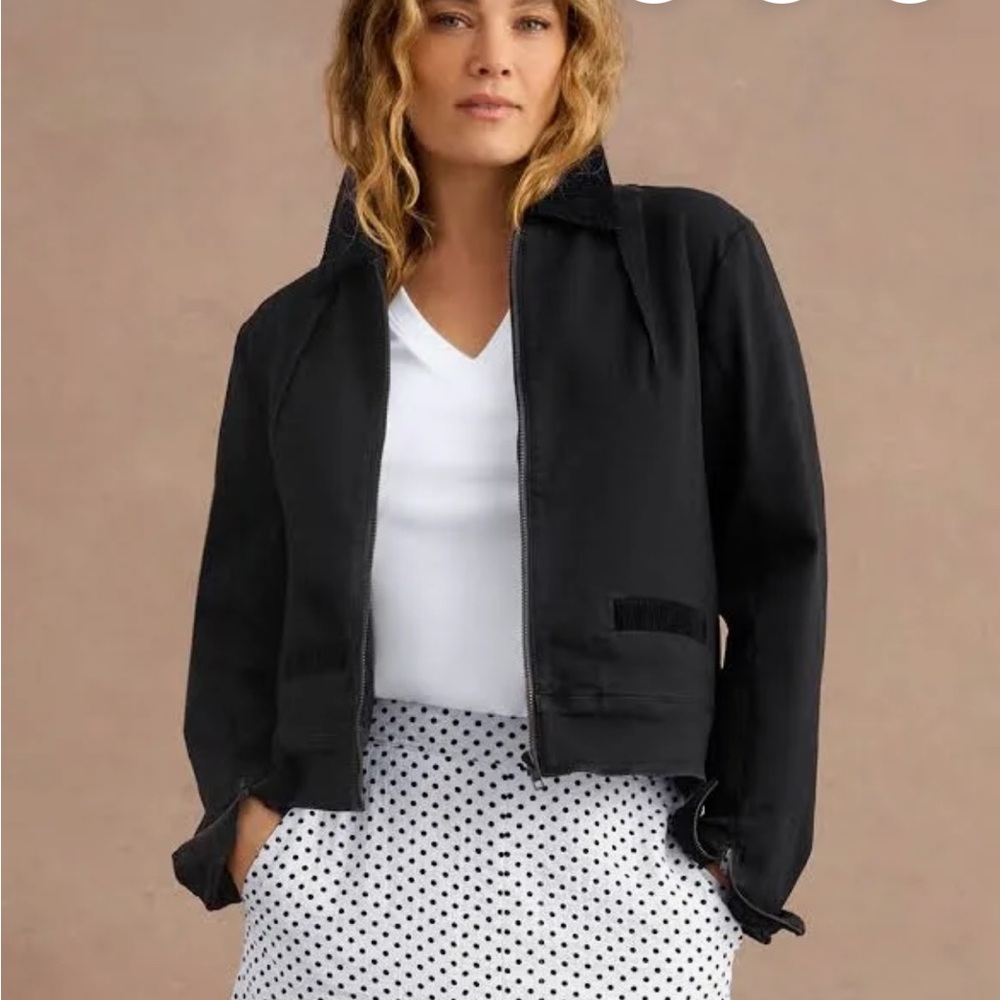 Cabi Shrunken Moto Jacket size Medium